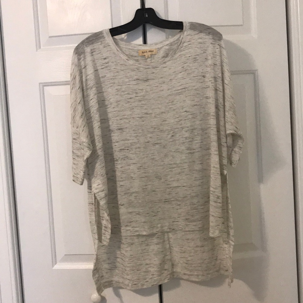 Black Swan gray slouchy top